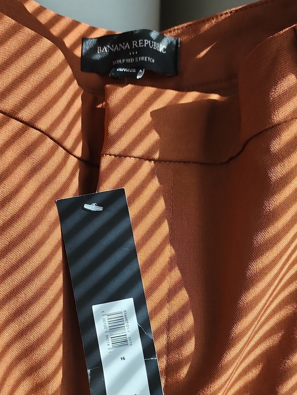 Banana Republic Boot Cut Pants in Rust Orange